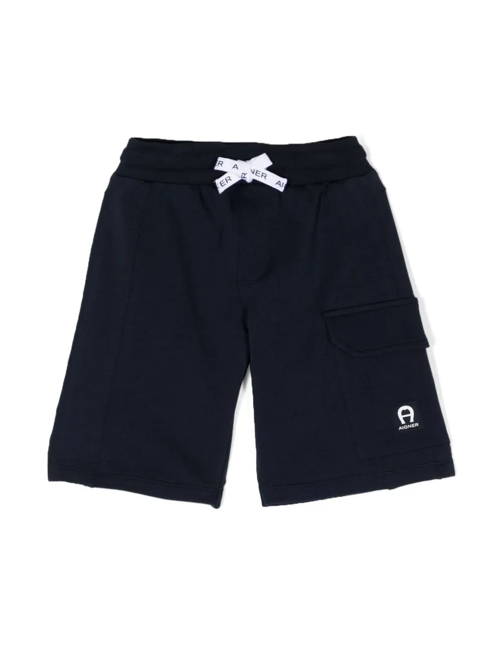 

Aigner Kids shorts deportivos cargo - Azul
