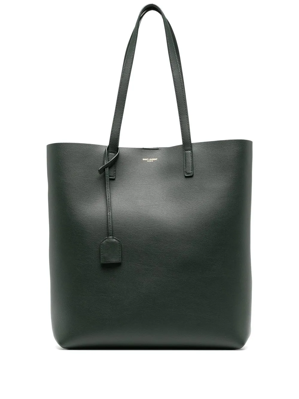 

Saint Laurent bolso shopper con sello del logo - Verde