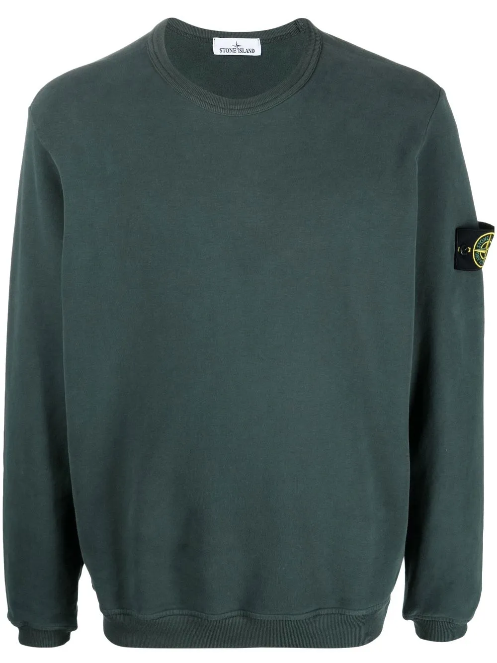 

Stone Island logo-patch long-sleeve sweatshirt - Green