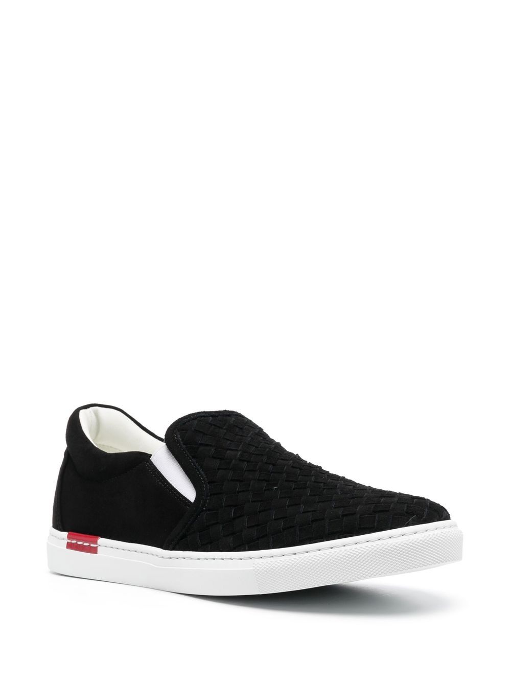 Scarosso Gabriella leren sneakers - Zwart