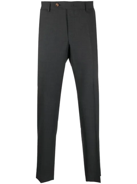 Windsor - slim-cut pleated trousers