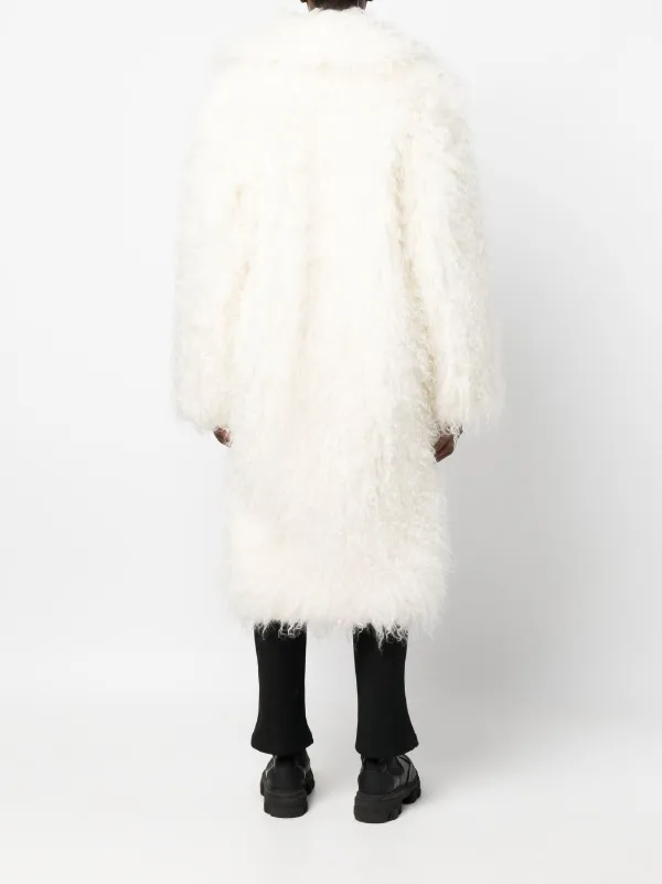 コート BECAGLI SINCE 1994 FW22 MOHAIR FUR (KW215B_5) BECAGLI Mohair mid-length Coat | Neutrals | FARFETCH