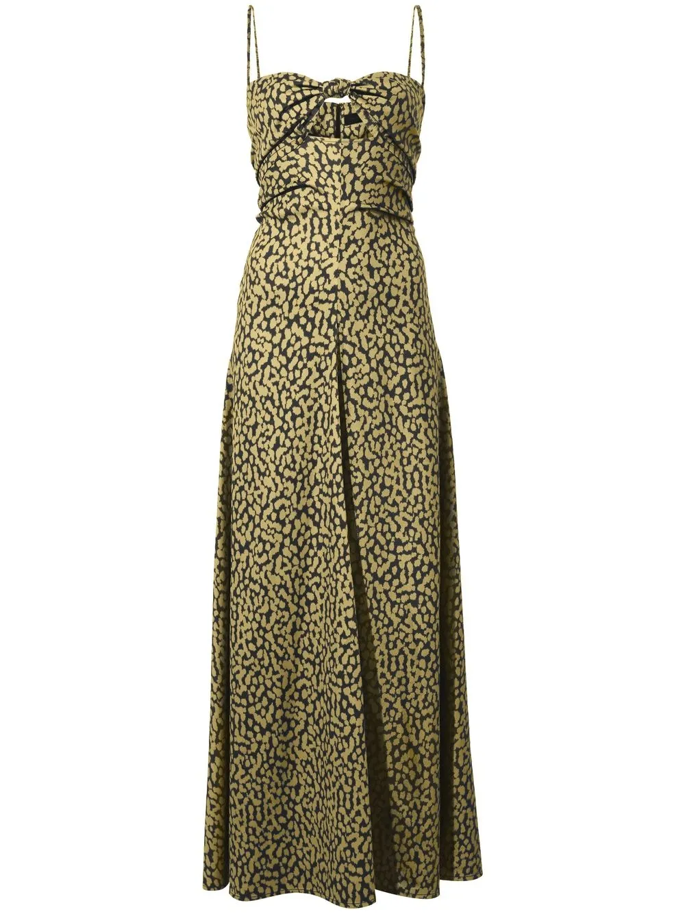 

Proenza Schouler leopard-print sleeveless dress - Marrón