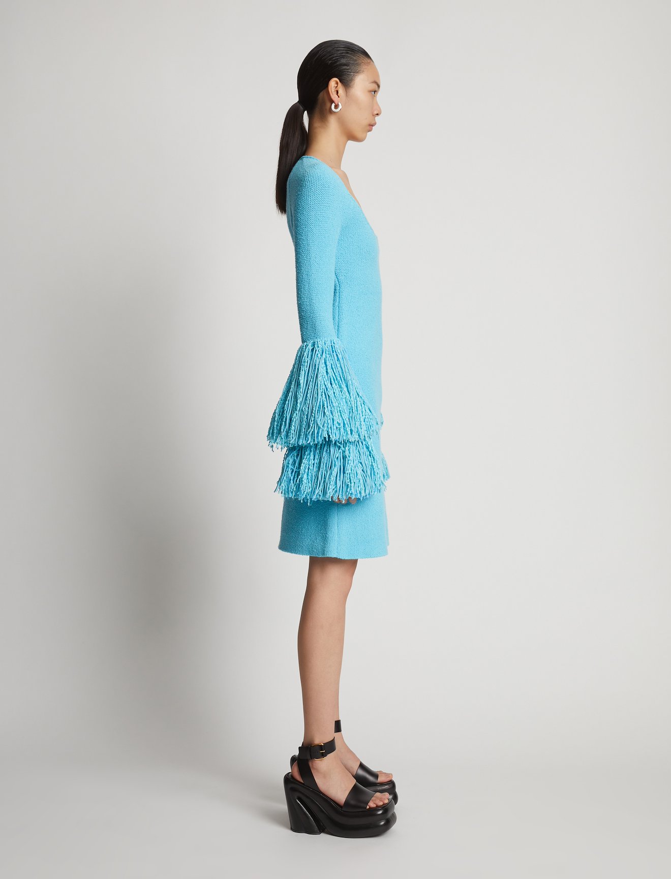 Fringe Boucle Dress #1