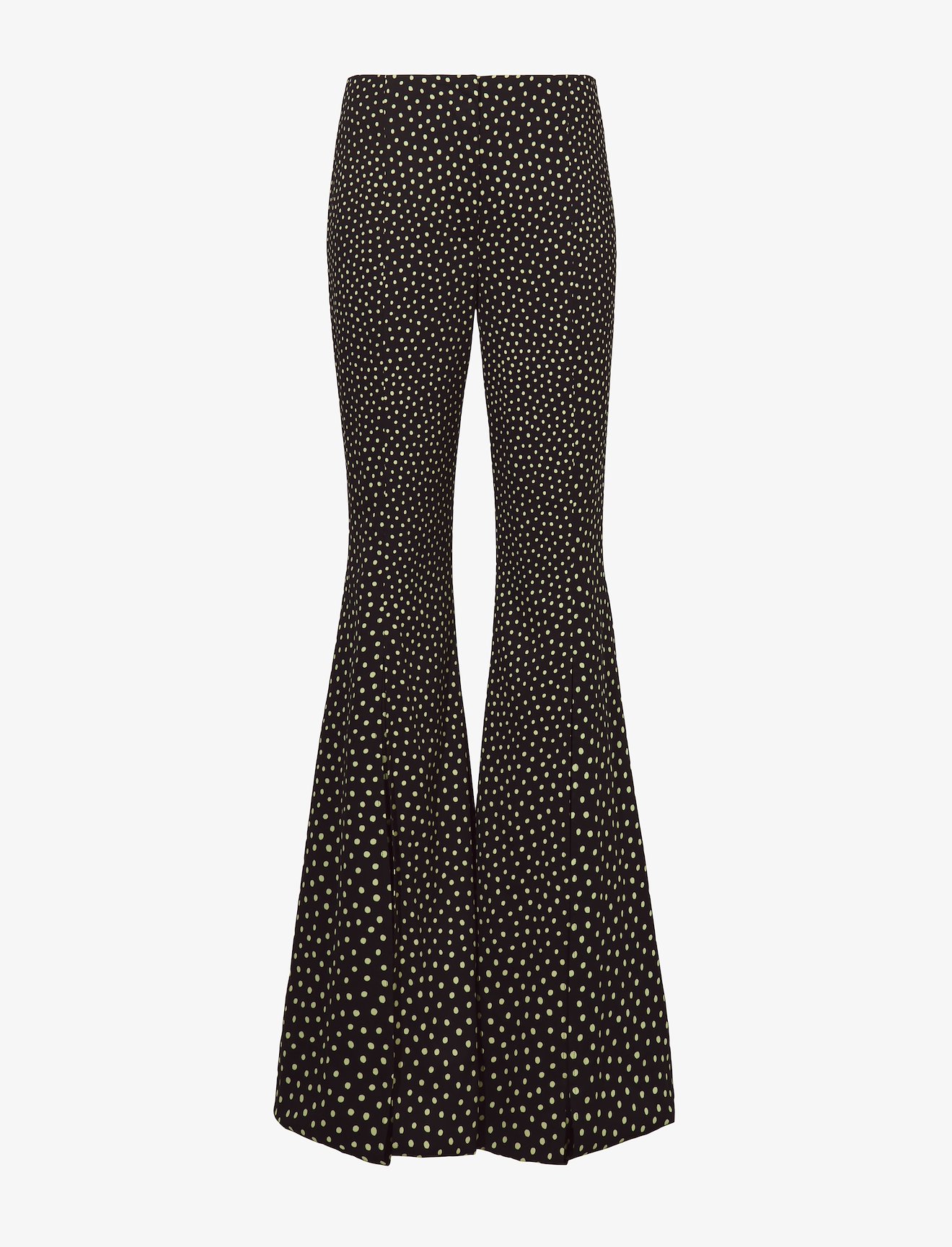 Printed Dot Flared Pants #4
