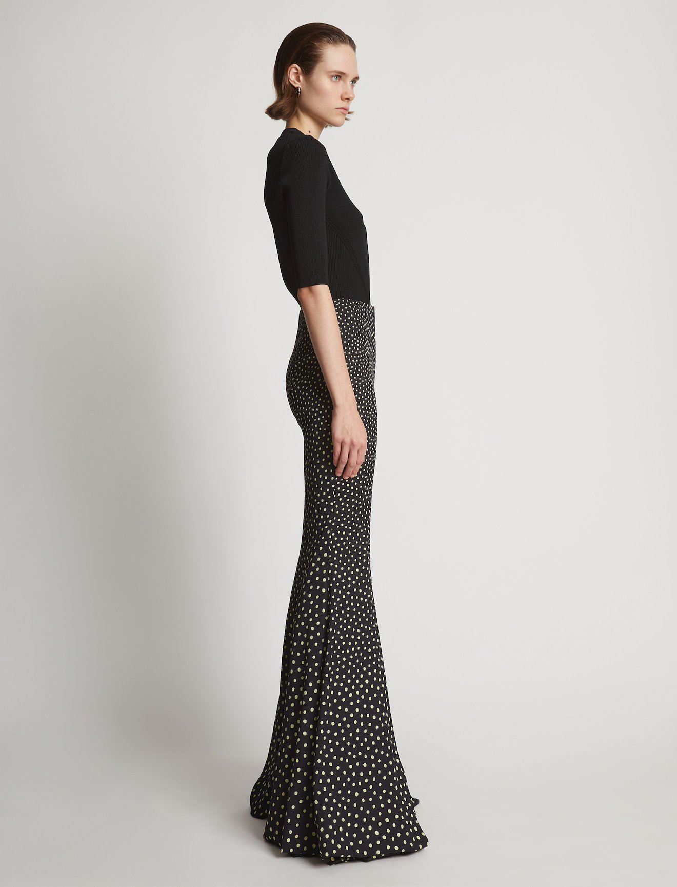 Printed Dot Flared Pants #2