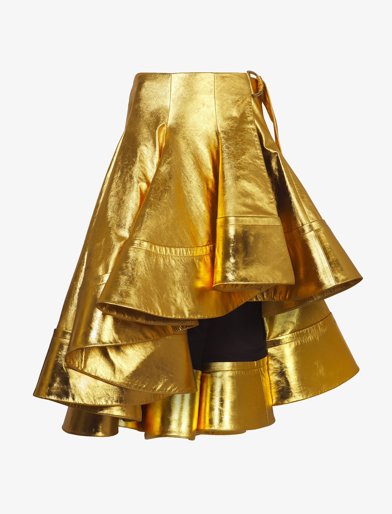 Foil Leather Skirt #4