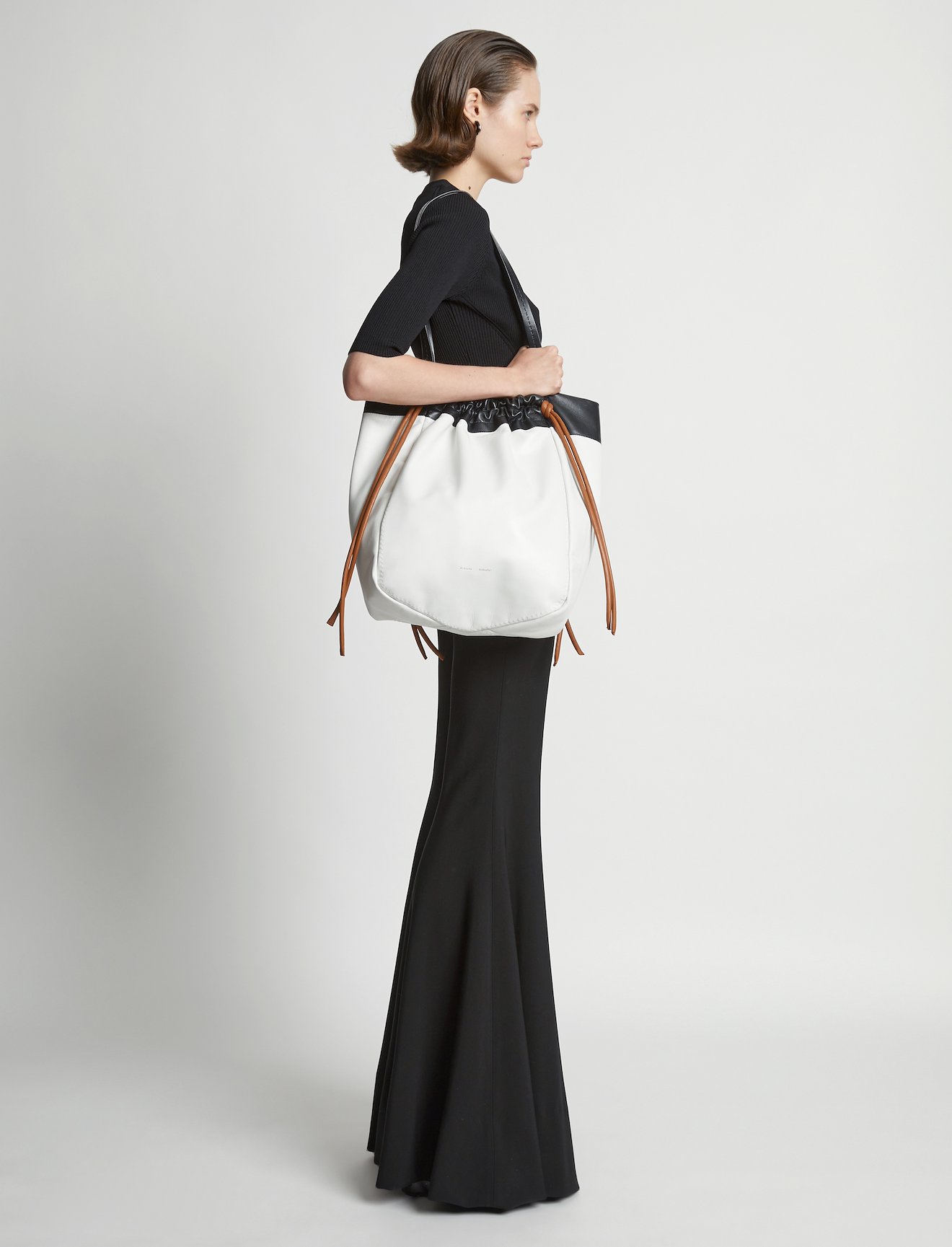 Color Block Drawstring Tote #2