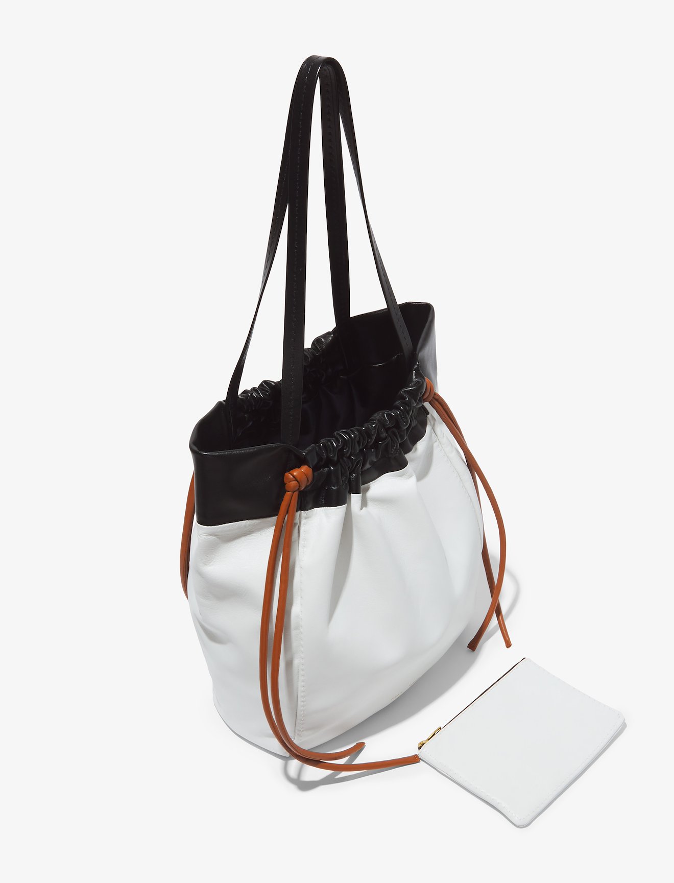 Color Block Drawstring Tote #4
