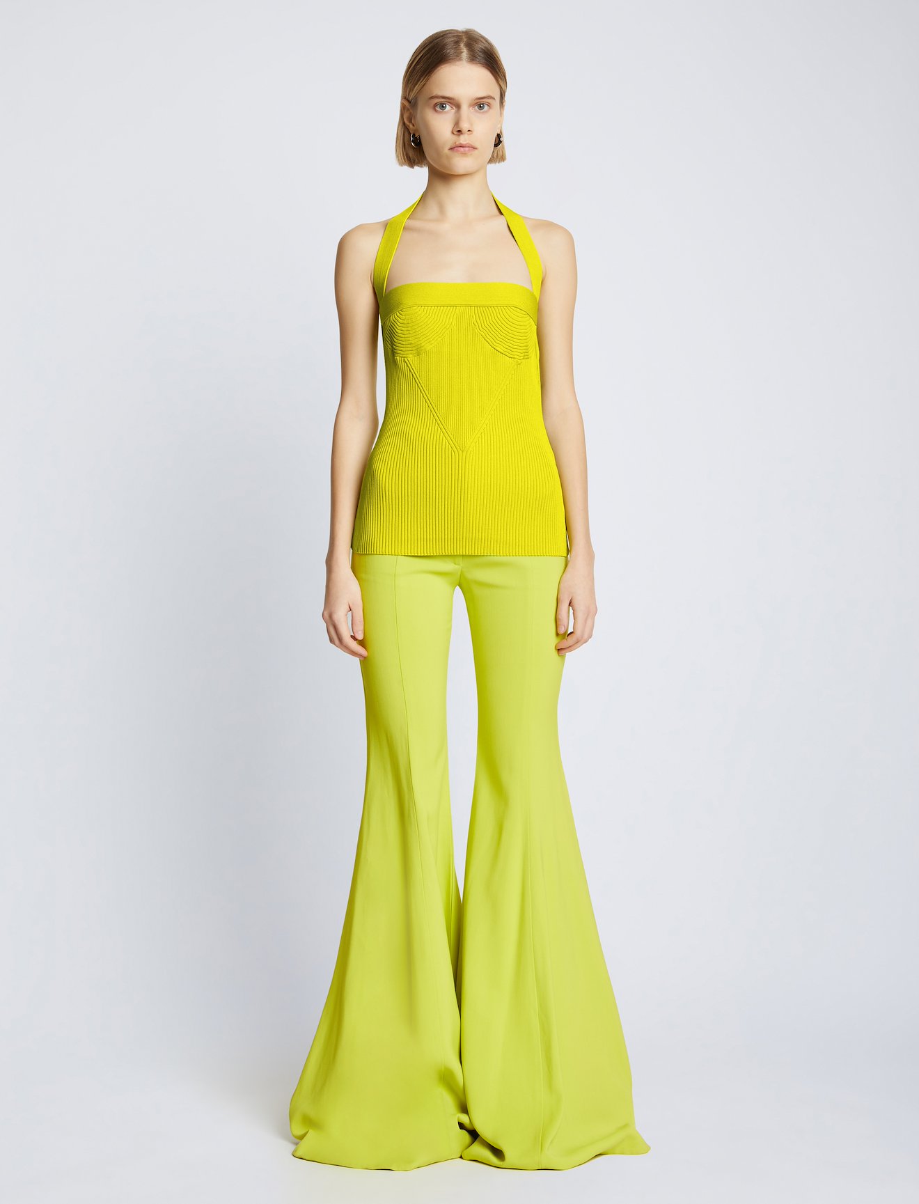Viscose Knit Halter Top #1