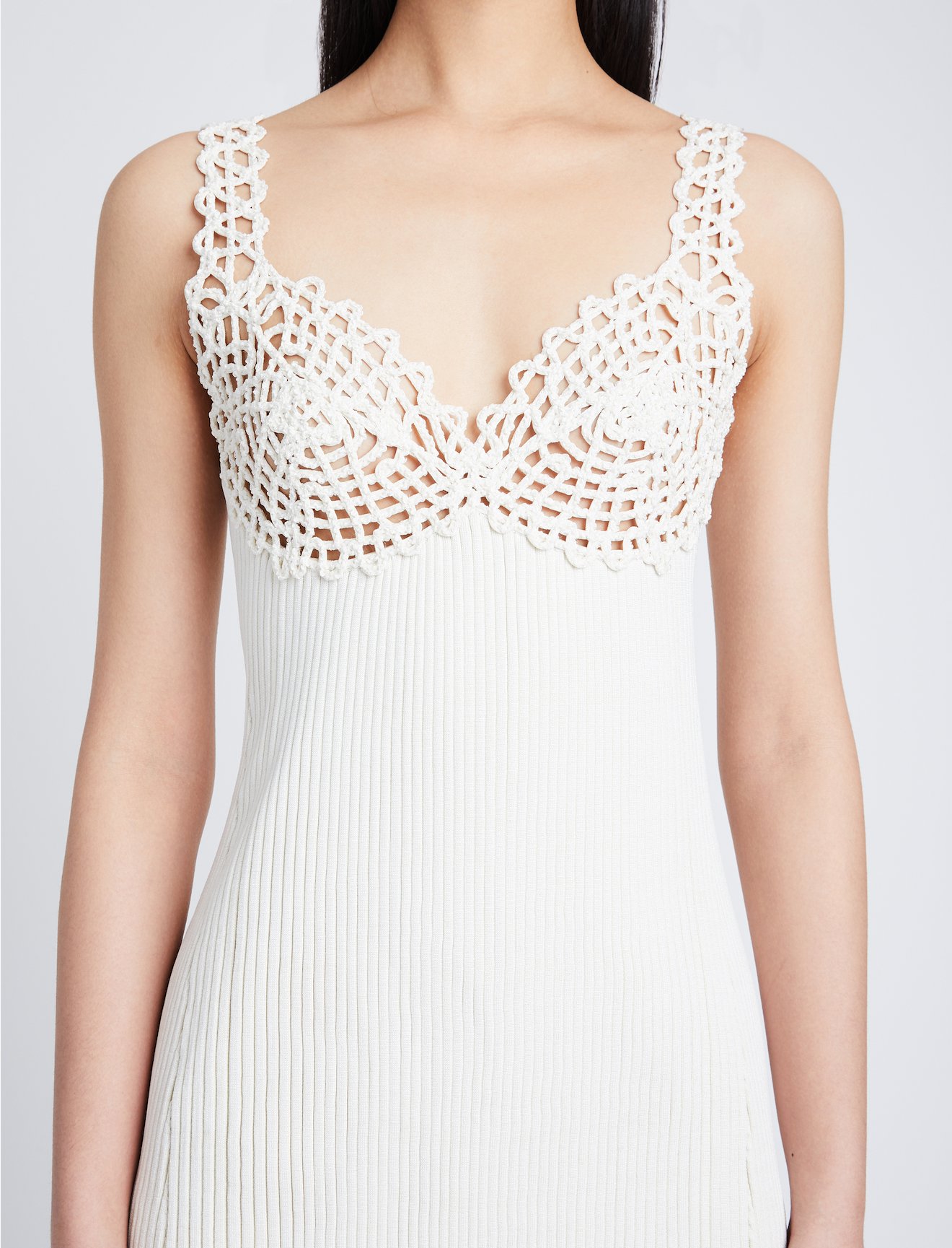 Embroidered Viscose Knit Dress #3