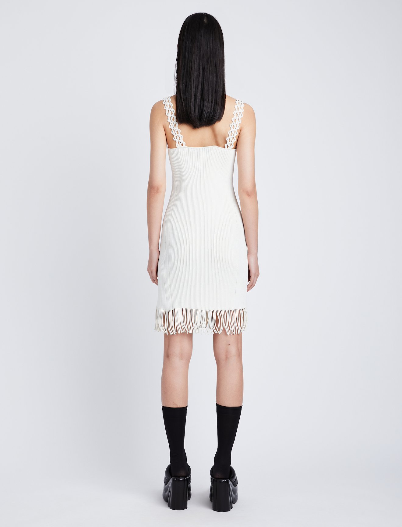 Embroidered Viscose Knit Dress #2