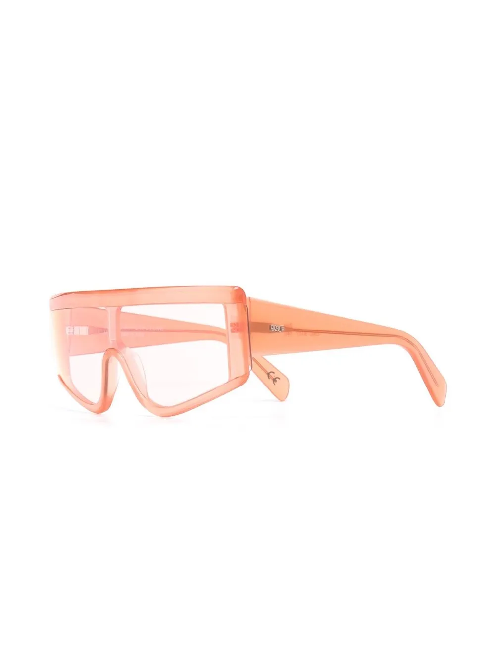 Retrosuperfuture Zonnebril met oversized montuur - Oranje