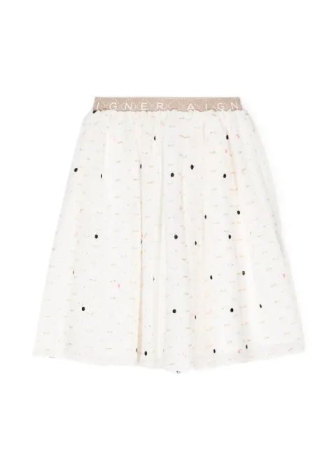 Aigner Kids polka-dot print skirt