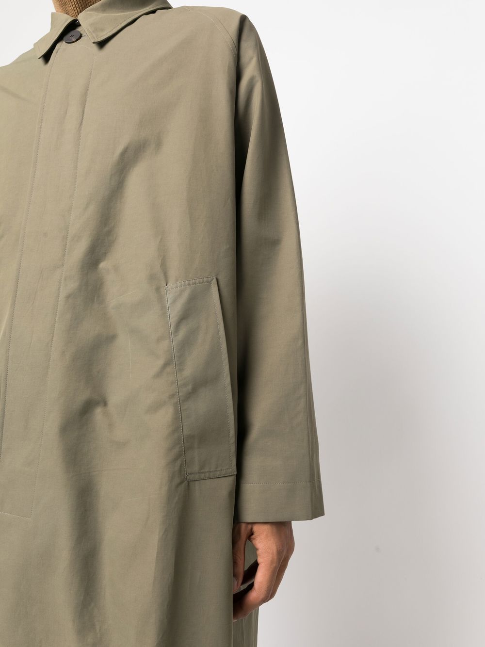 Studio Nicholson long-sleeved Collared Coat - Farfetch