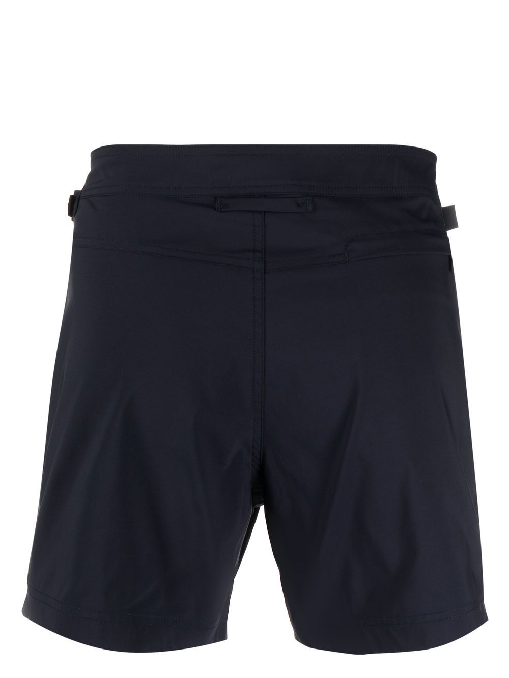 Shop Tom Ford Belted Swim Shorts In Blau