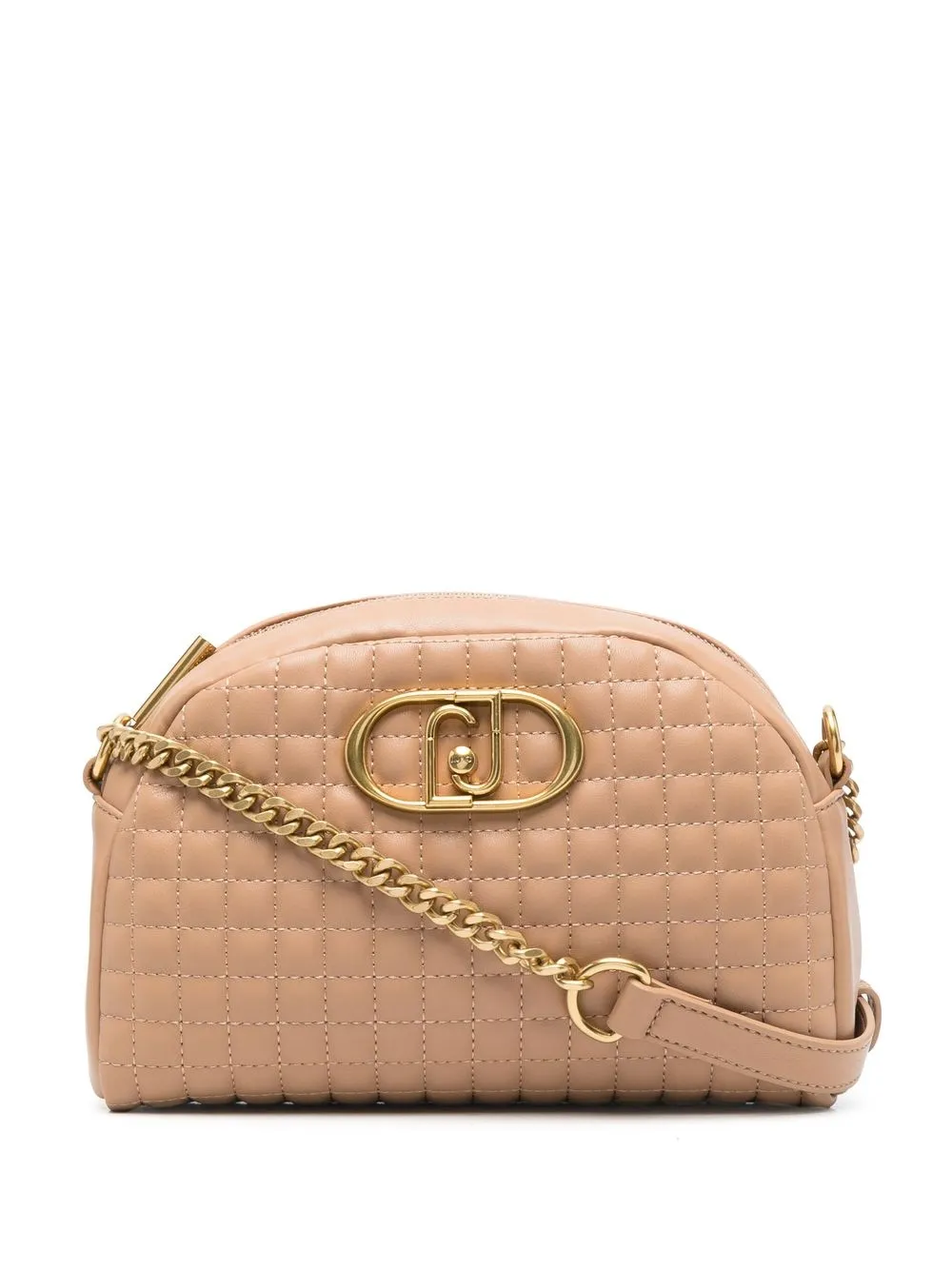 

LIU JO bolsa crossbody capitonada con placa del logo - Neutro