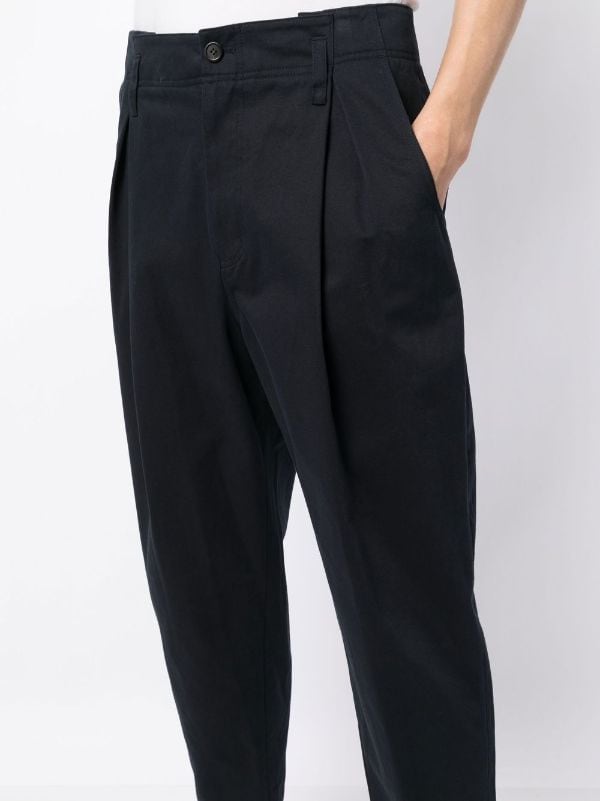 Buy Antony Morato Black Carrot Fit Drawstring Trousers for Men Online   Tata CLiQ Luxury