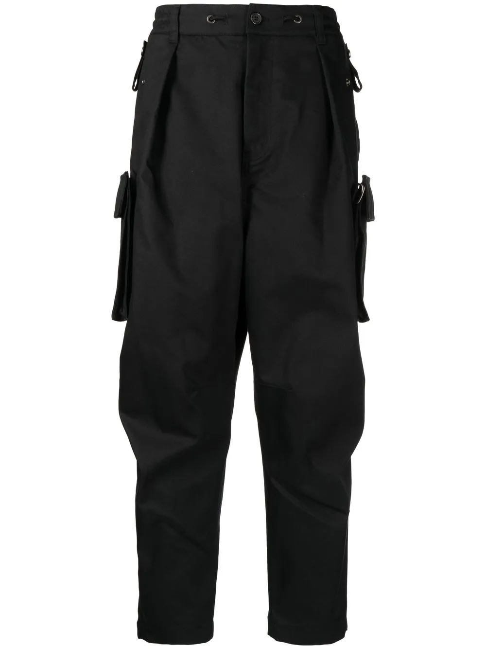 

SONGZIO pantalones cargo con bolsillos removible - Negro