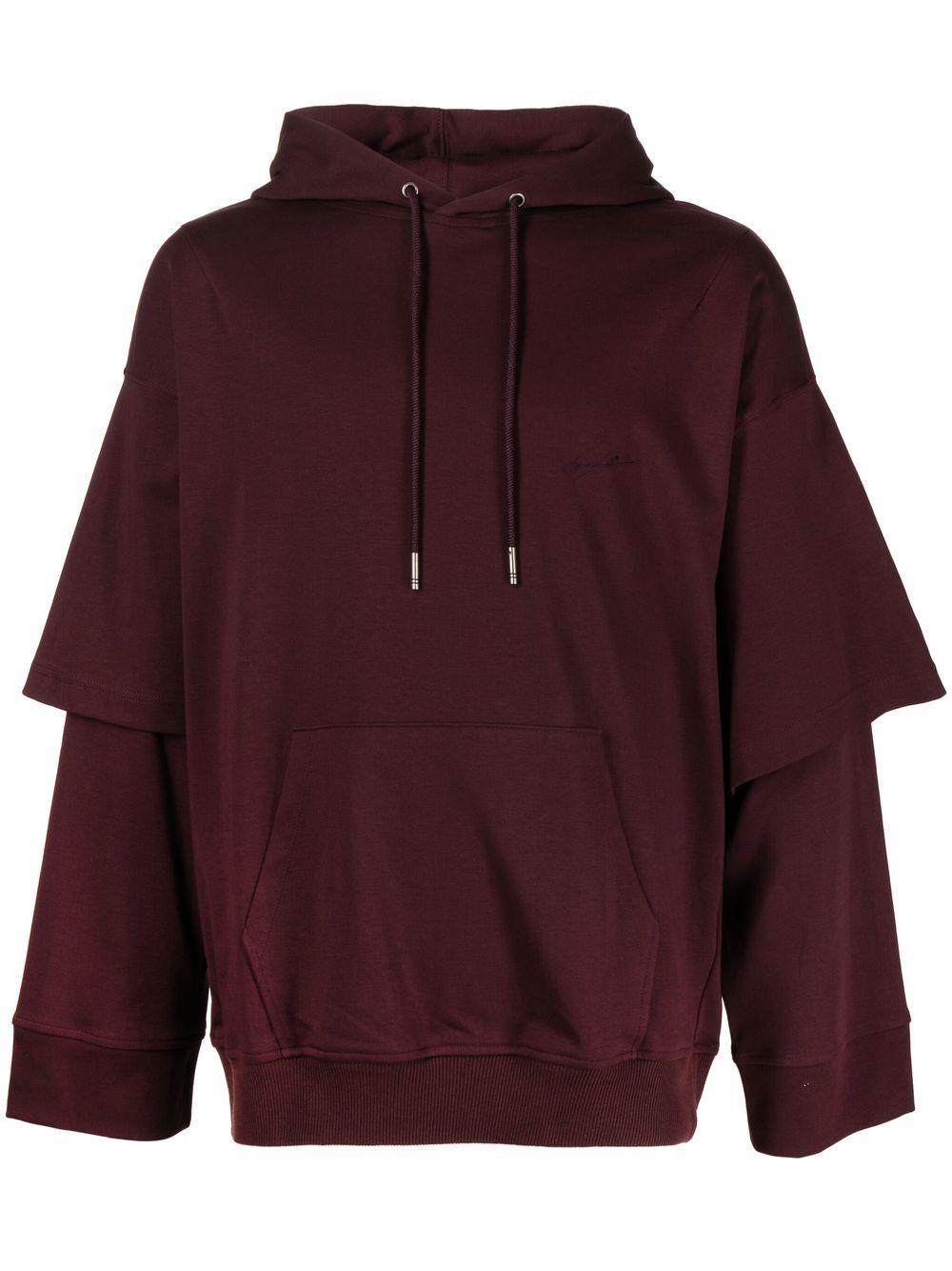 SONGZIO double-sleeve Drawstring Hoodie - Farfetch