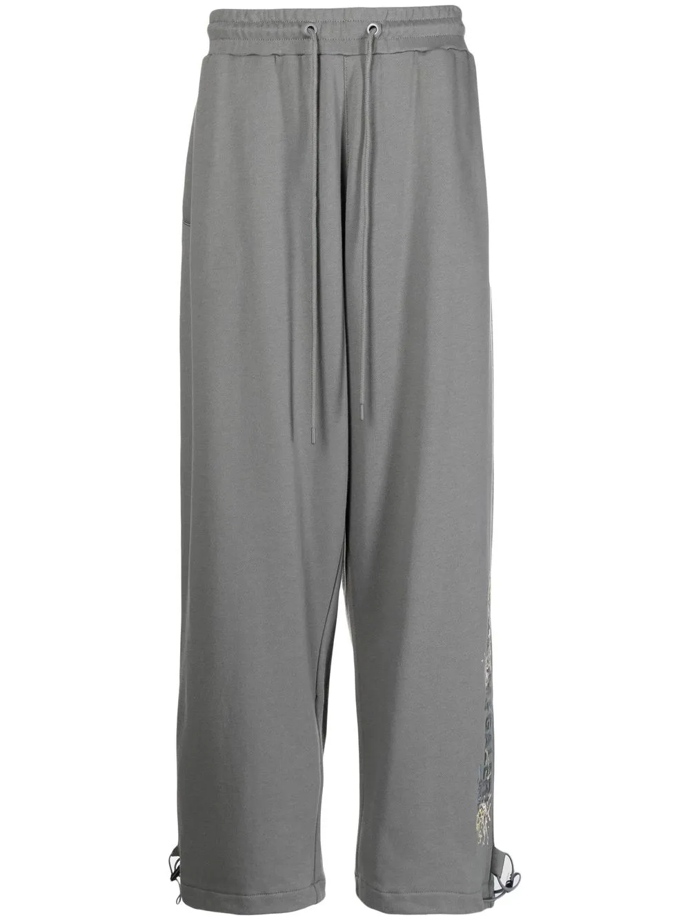 

Musium Div. pants con parche del logo - Gris