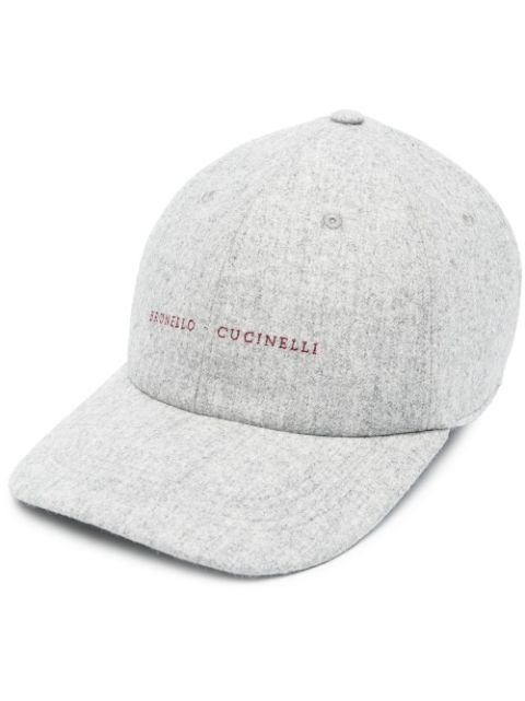 Brunello Cucinelli logo-embroidered baseball cap Men