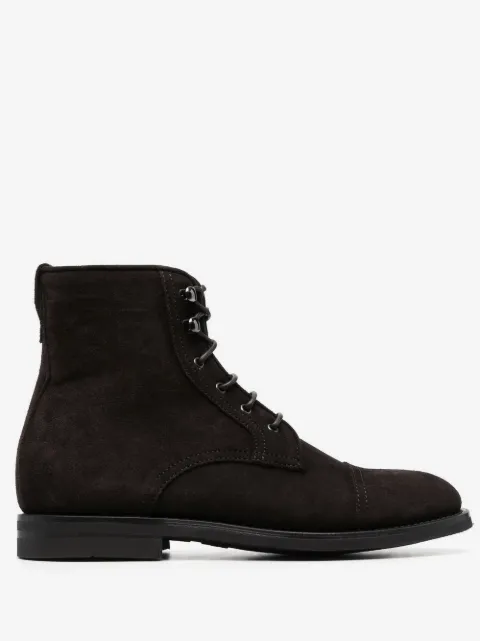 Scarosso bottes Paola à lacets