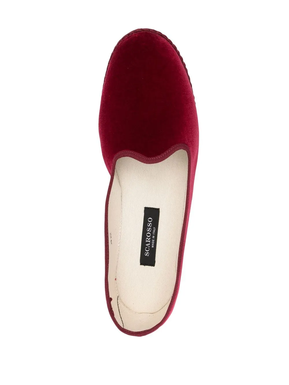 Shop Scarosso Valentino Slip-on Slippers In Rot