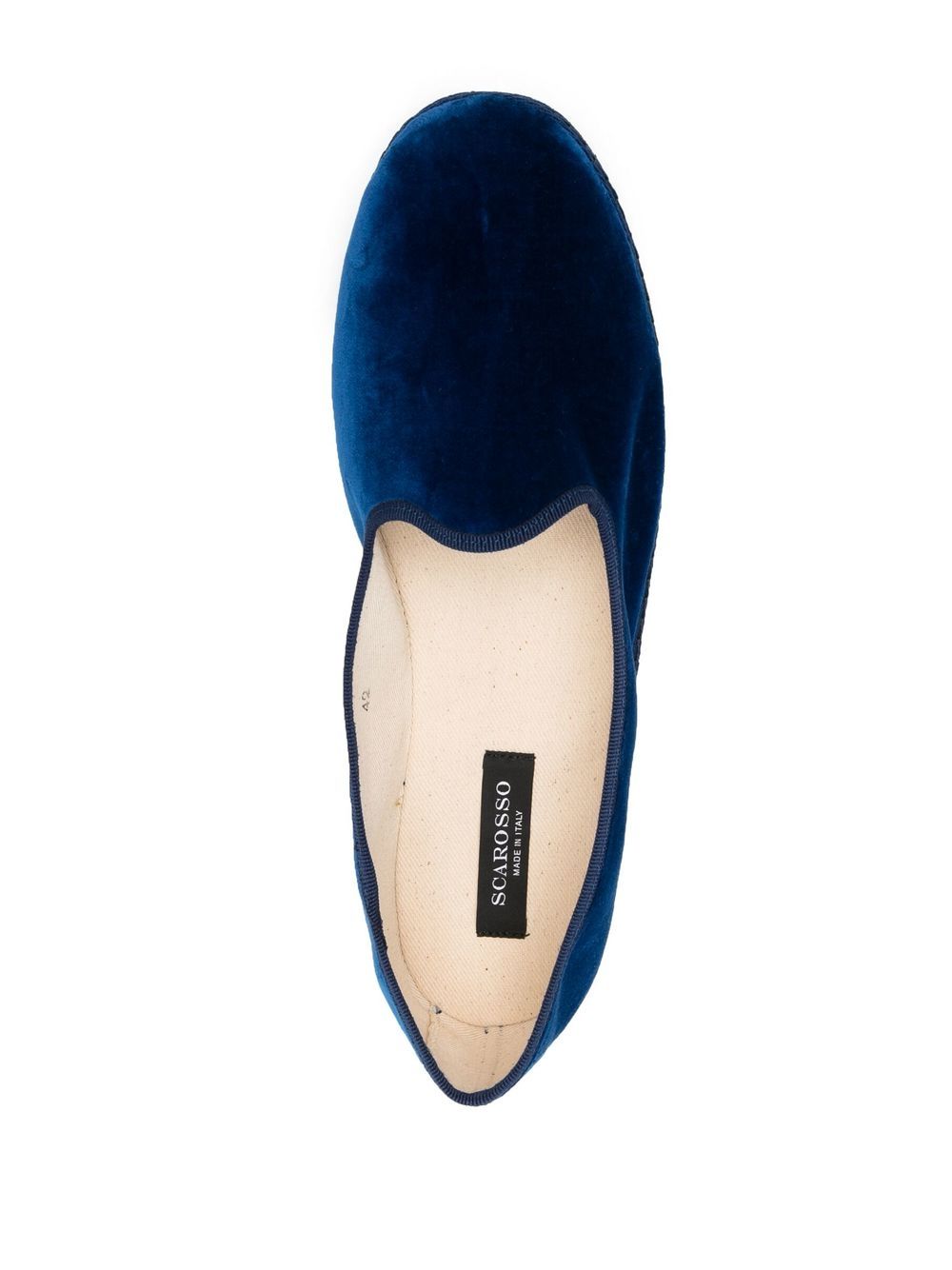 Shop Scarosso Valentino Slip-on Loafers In Blau