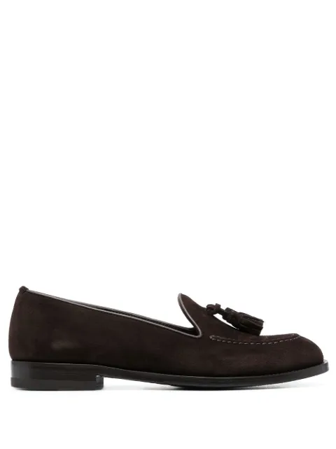 Scarosso Sienna tasselled leather loafers
