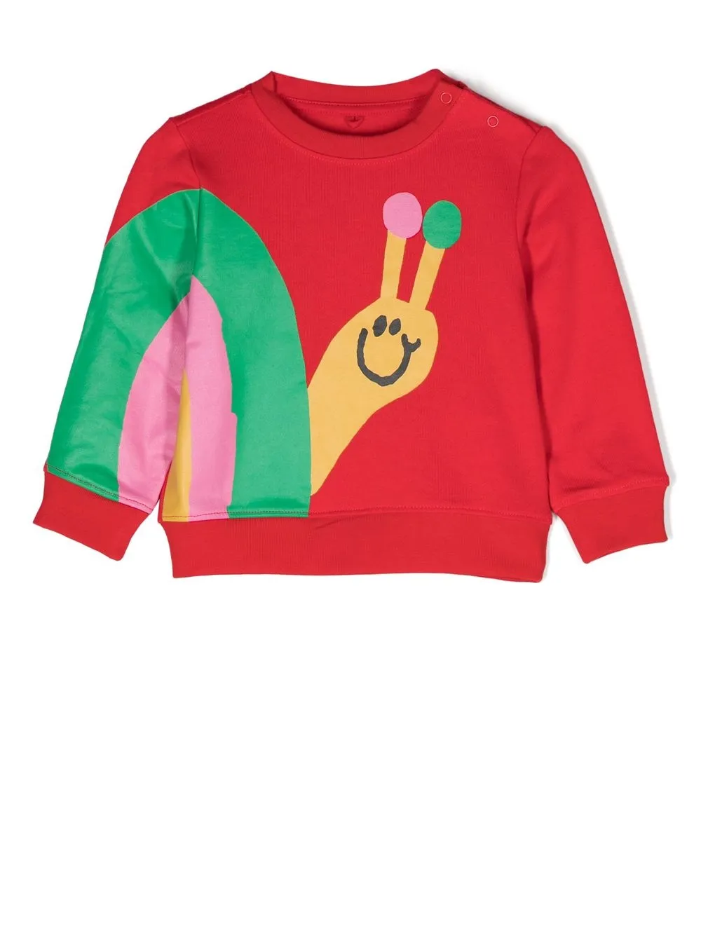 

Stella McCartney Kids sudadera con ilustración estampada - Rojo