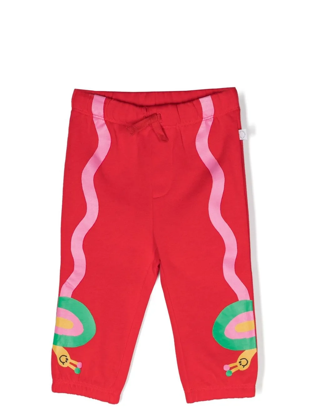 

Stella McCartney Kids illustration-print drawstring track pants - Red