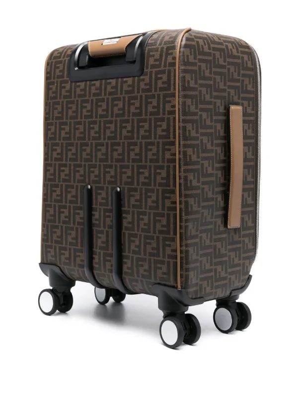 FENDI FF Print Small Suitcase Brown FARFETCH IE