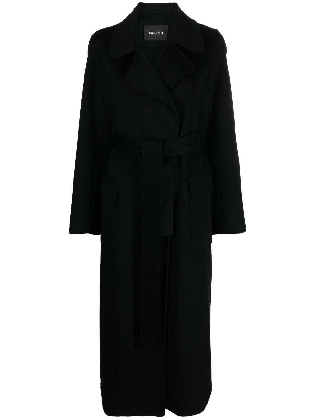 

Iris Von Arnim belted long coat - Black