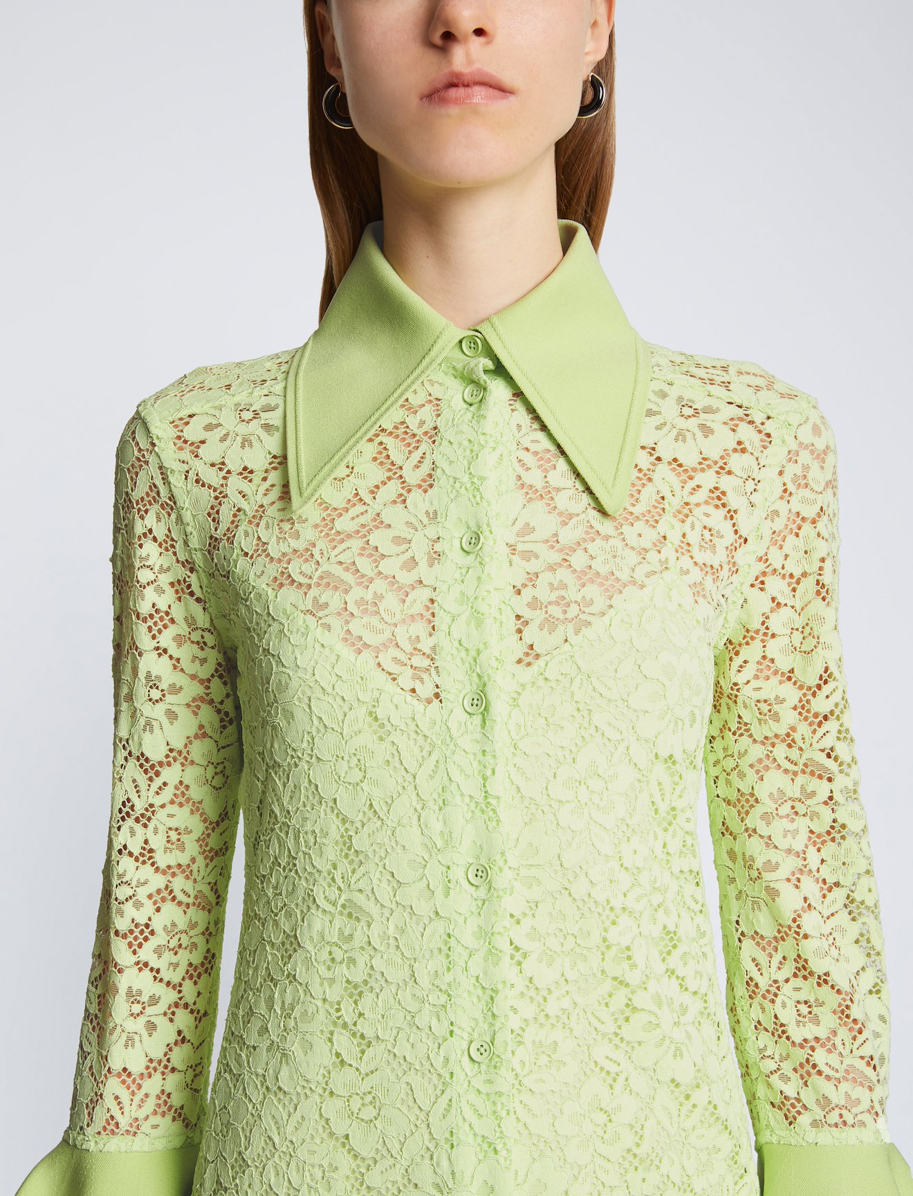 Stretch Lace Shirt Dress #3