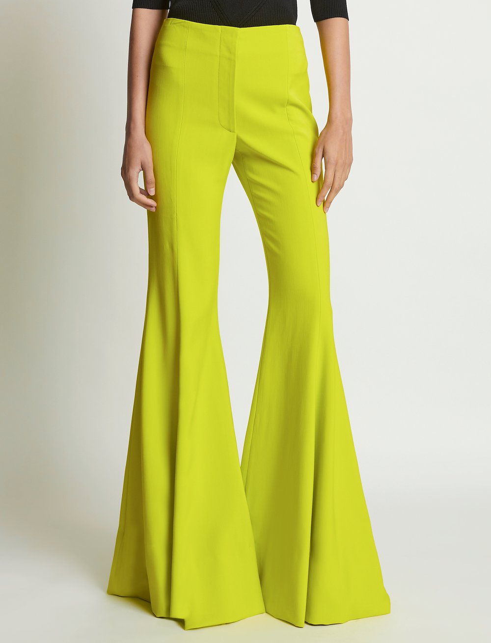 Viscose Suiting Flared Pants