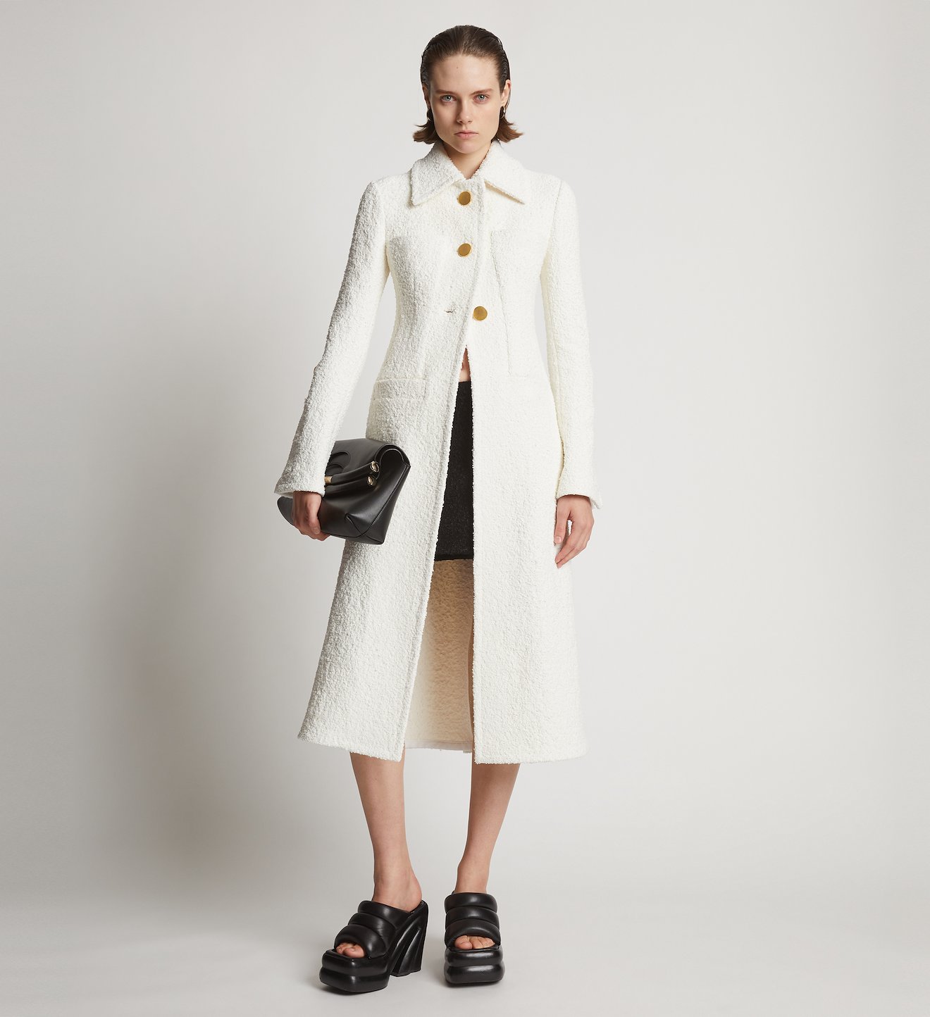 Boucle Tweed Coat