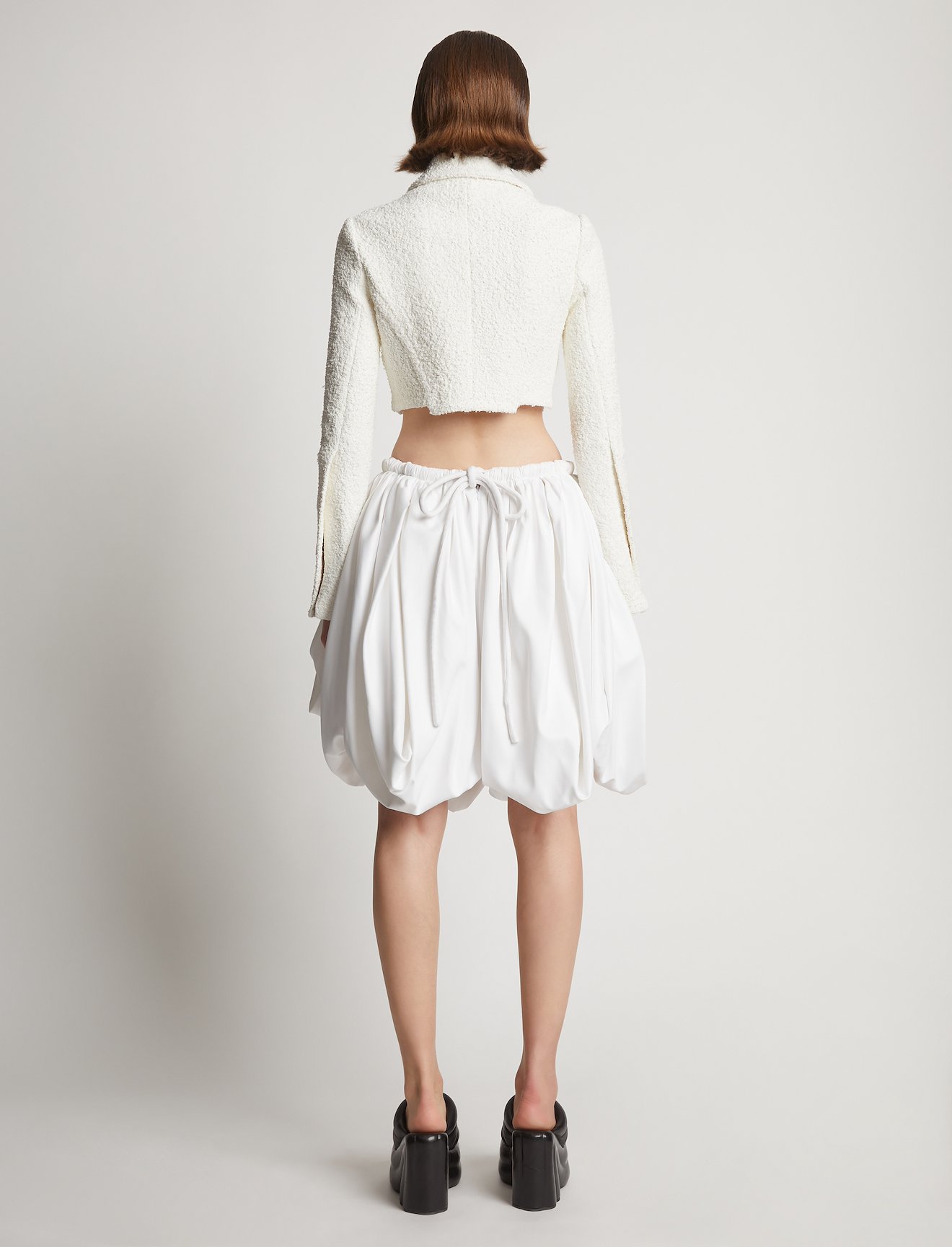 Boucle Tweed Crop Jacket #3