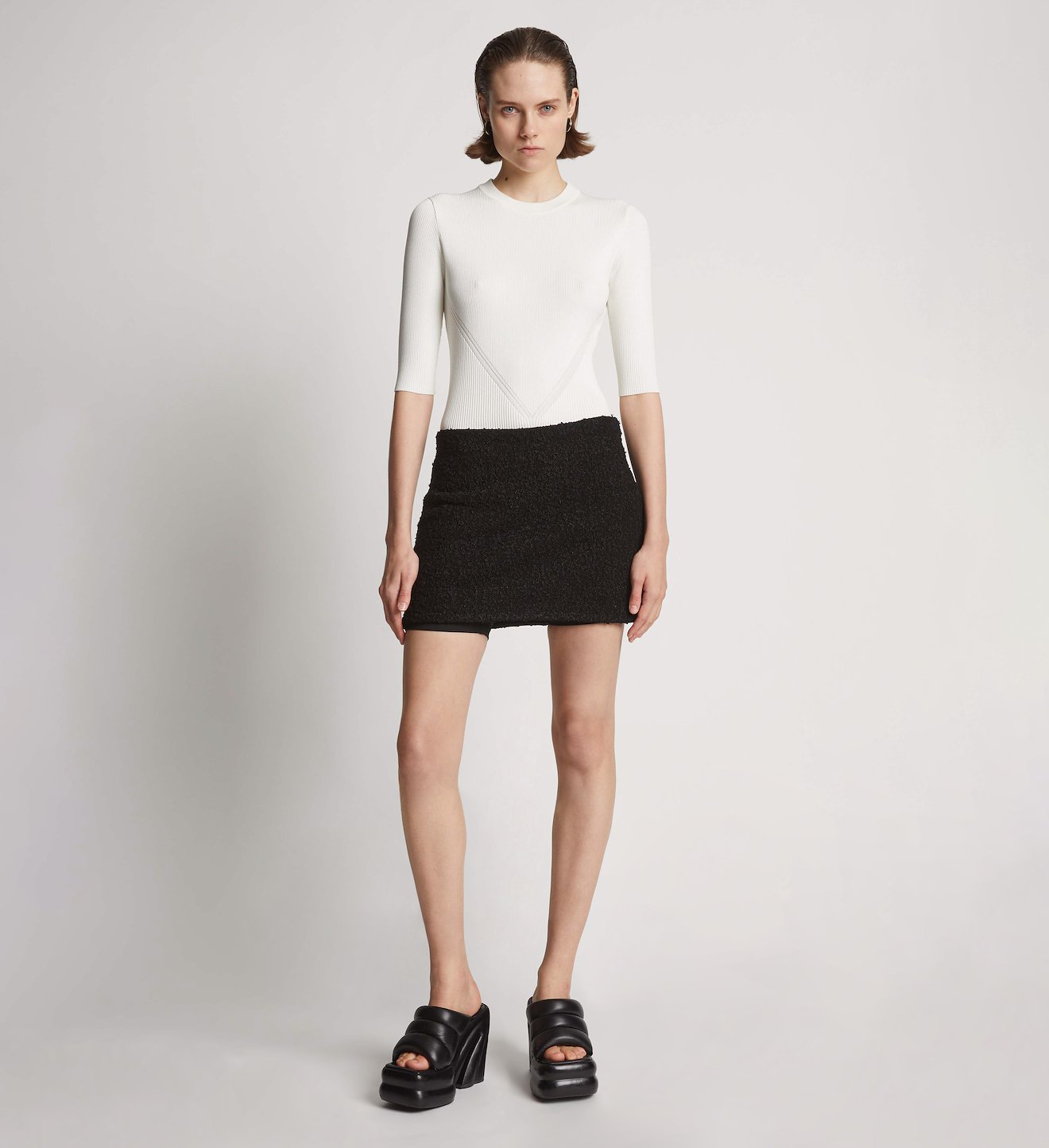 Boucle Tweed Skirt