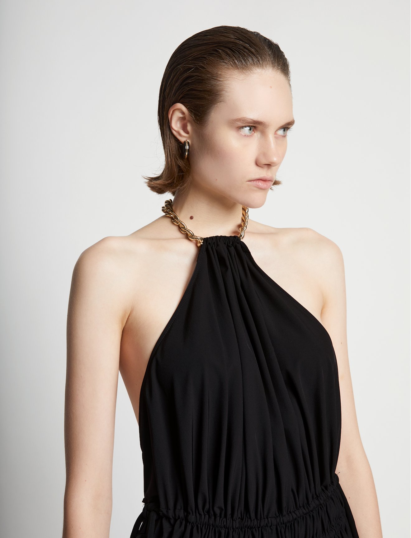Stretch Nylon Ruched Dress #5