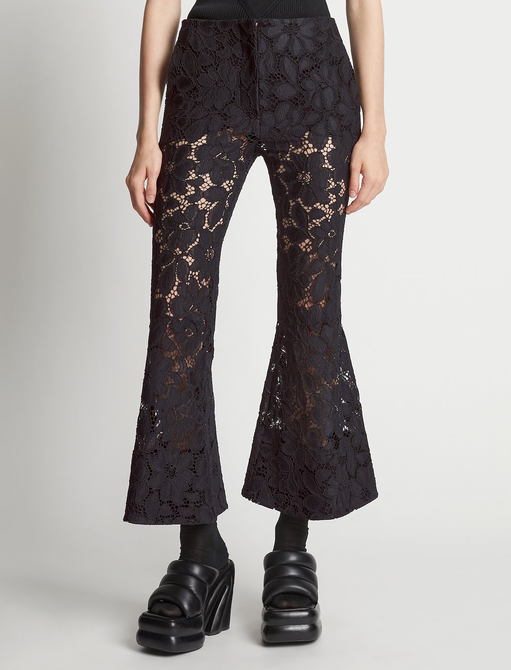 Lace Flared Pants