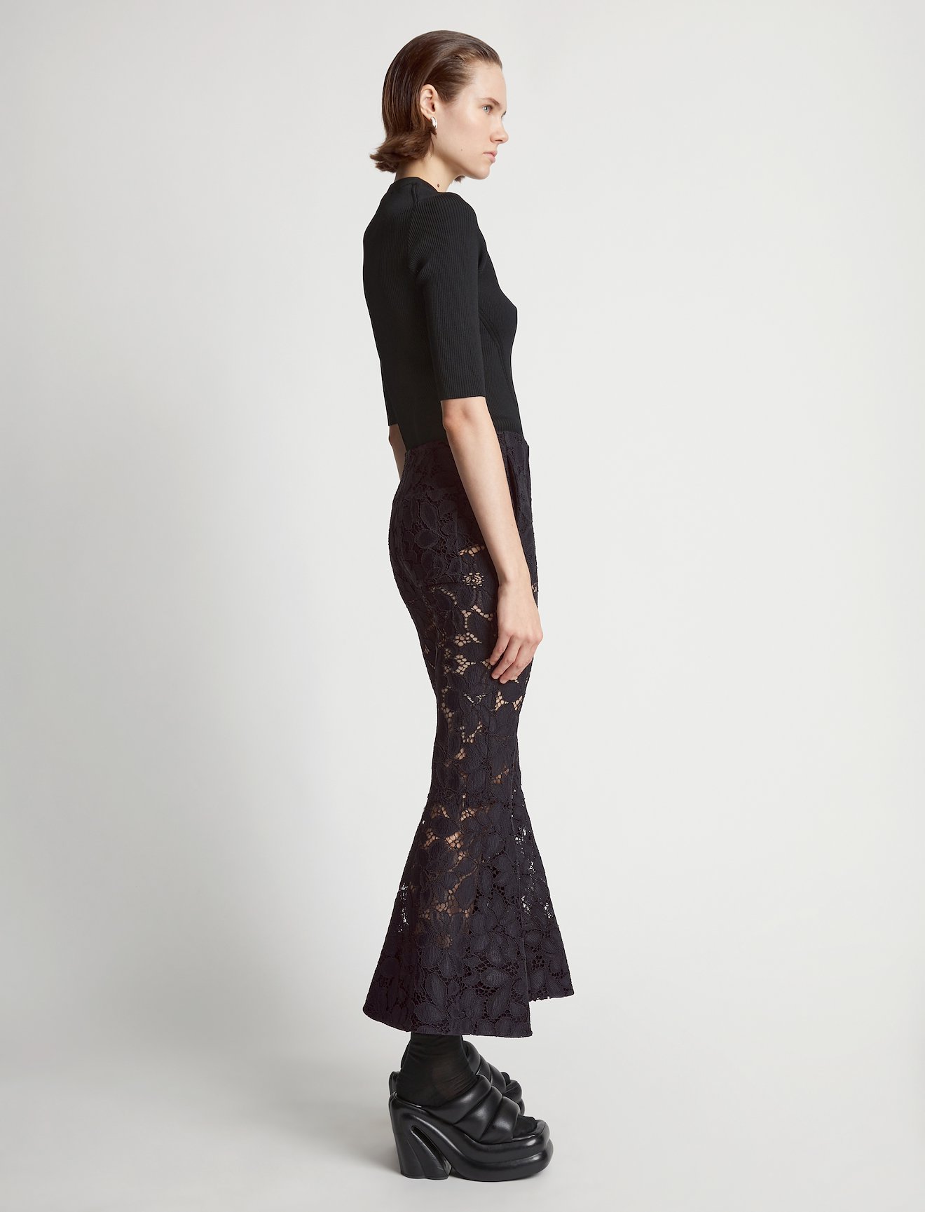 Lace Flared Pants #1