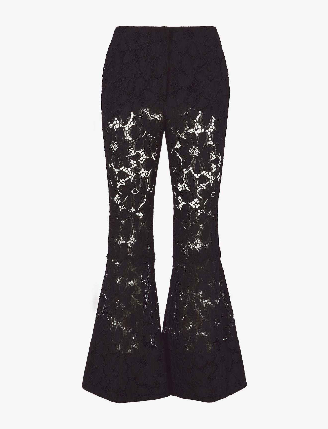 Lace Flared Pants in black | Proenza Schouler