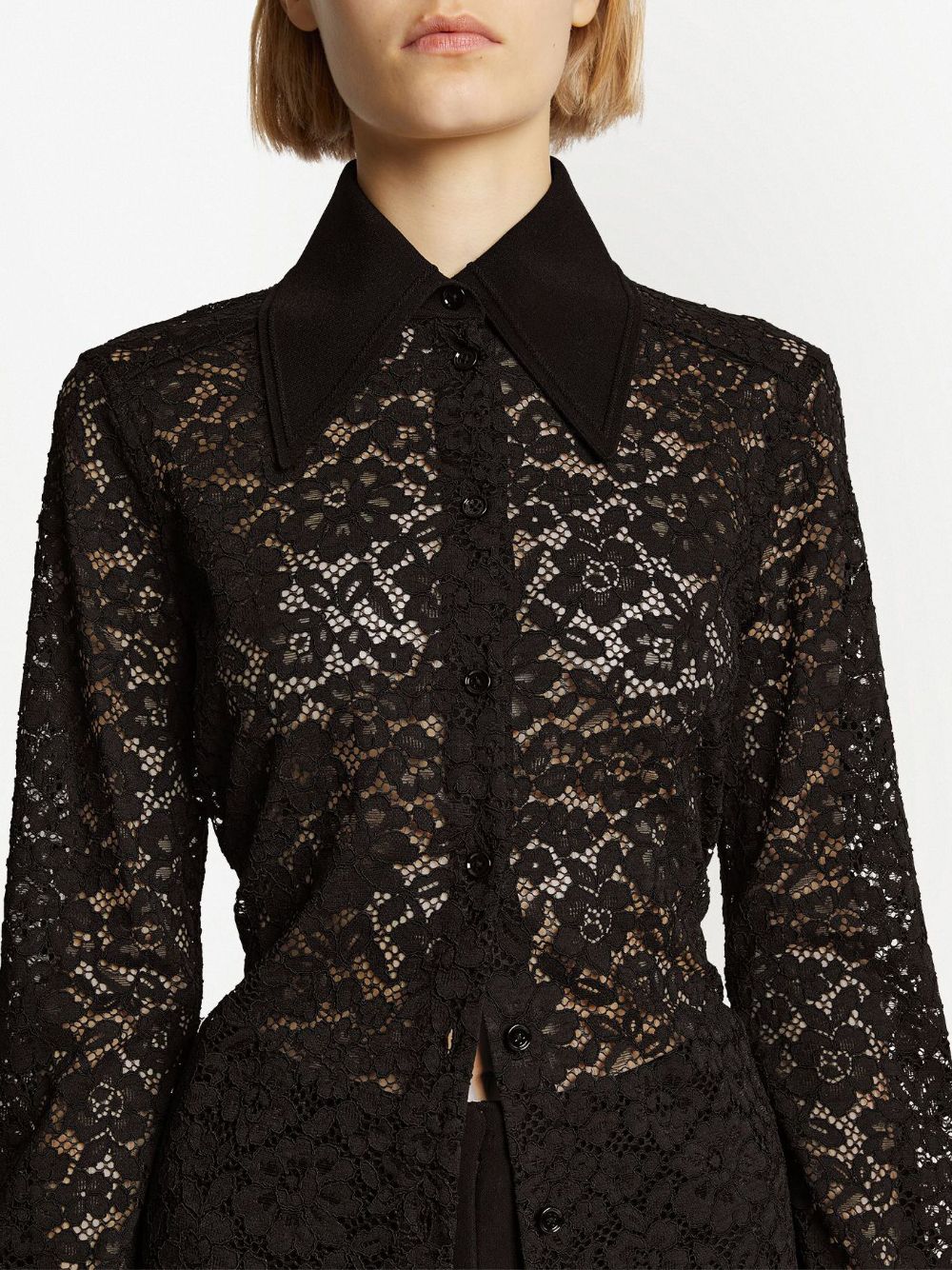 Proenza Schouler floral lace shirt Women