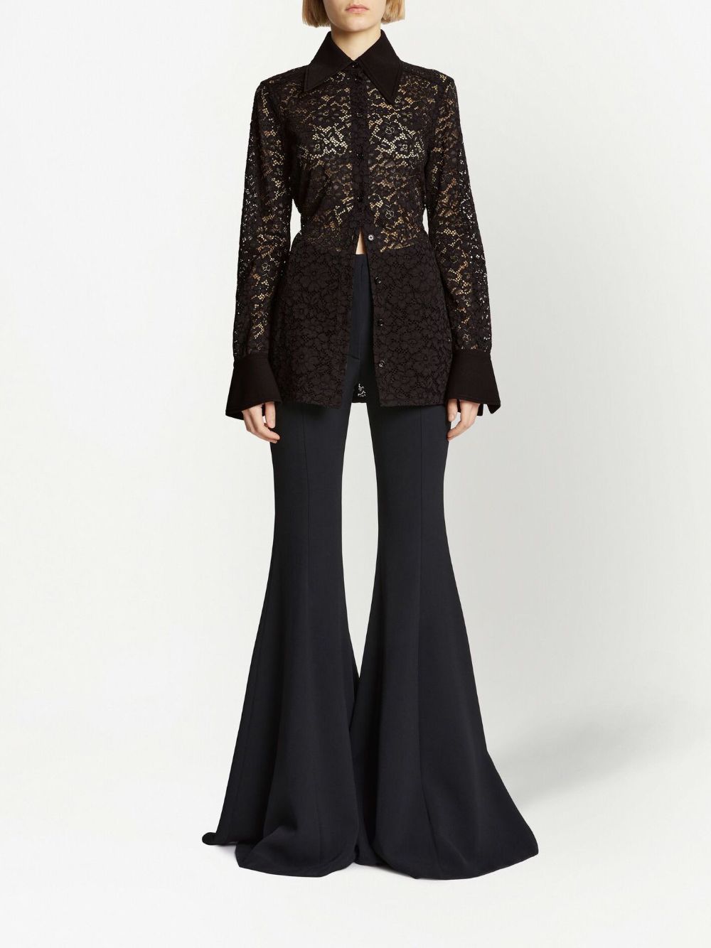 Proenza Schouler floral lace shirt Women