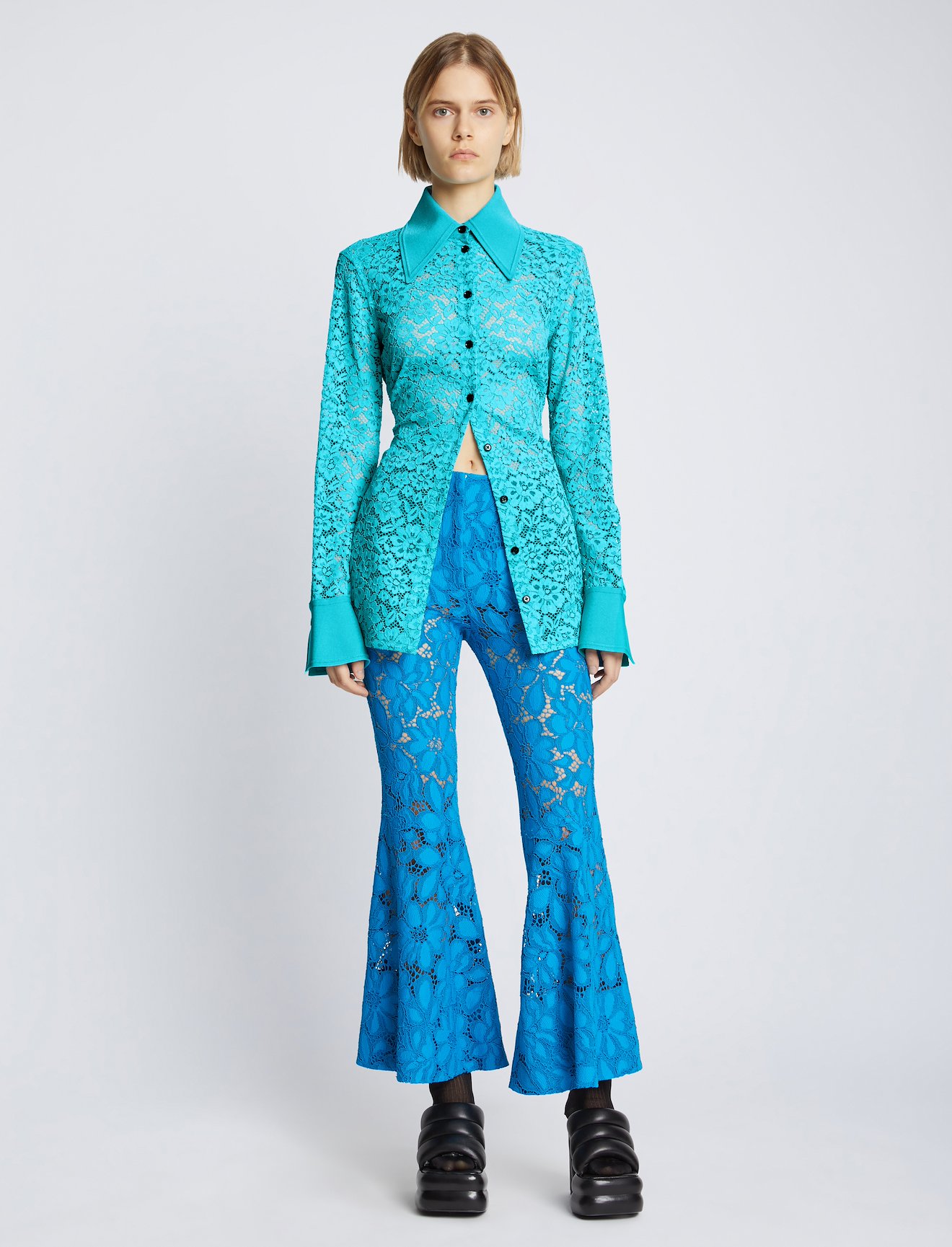 Stretch Lace Shirt #1