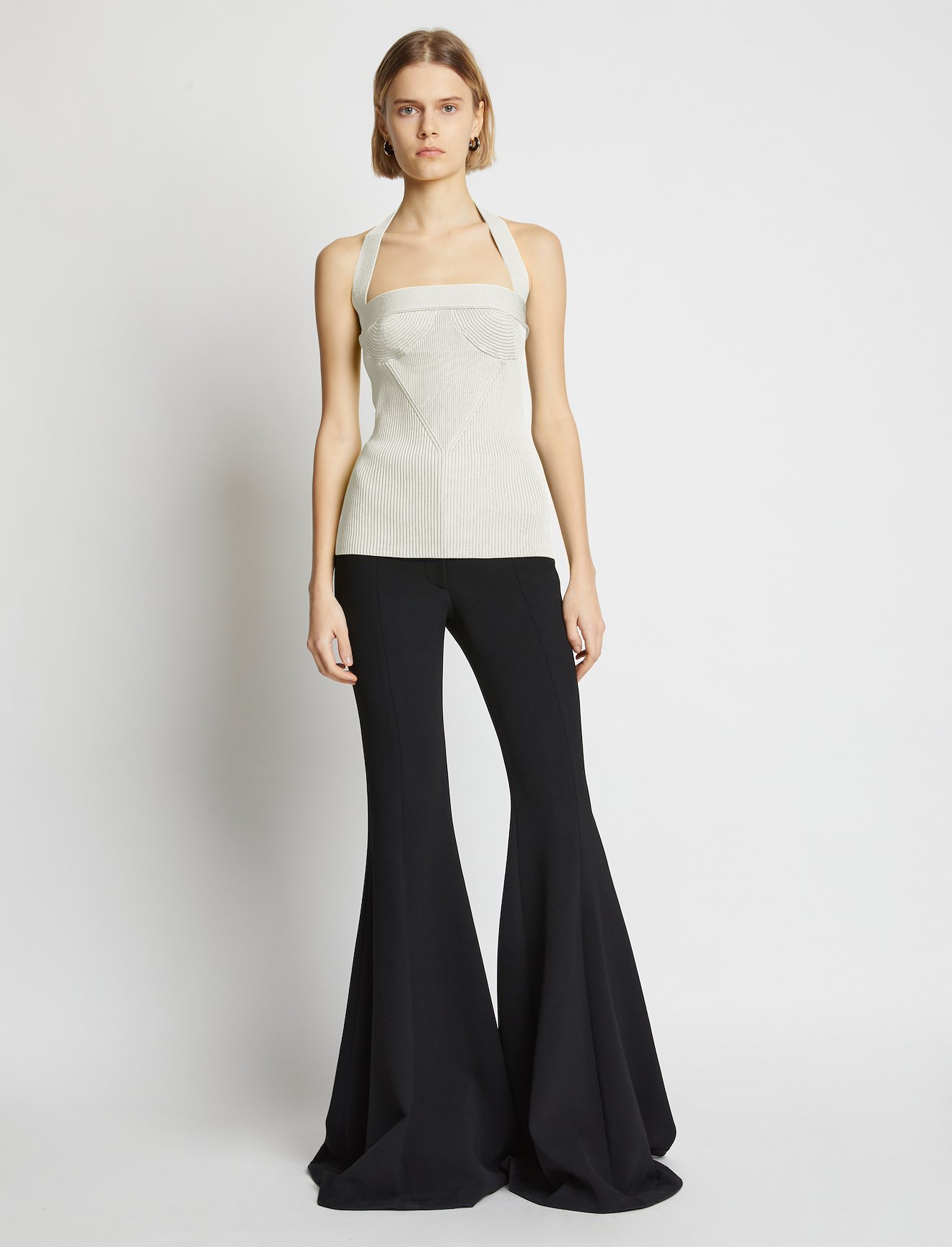 Viscose Knit Halter Top #1