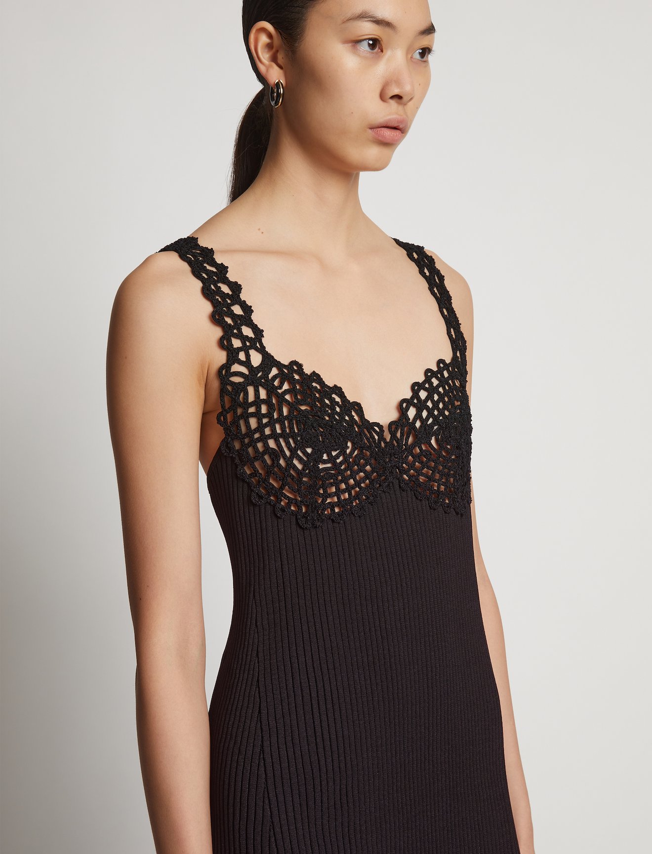 Embroidered Viscose Knit Dress #3