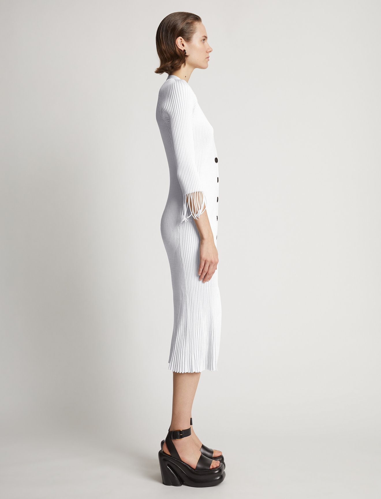 Viscose Rib Knit Dress #1