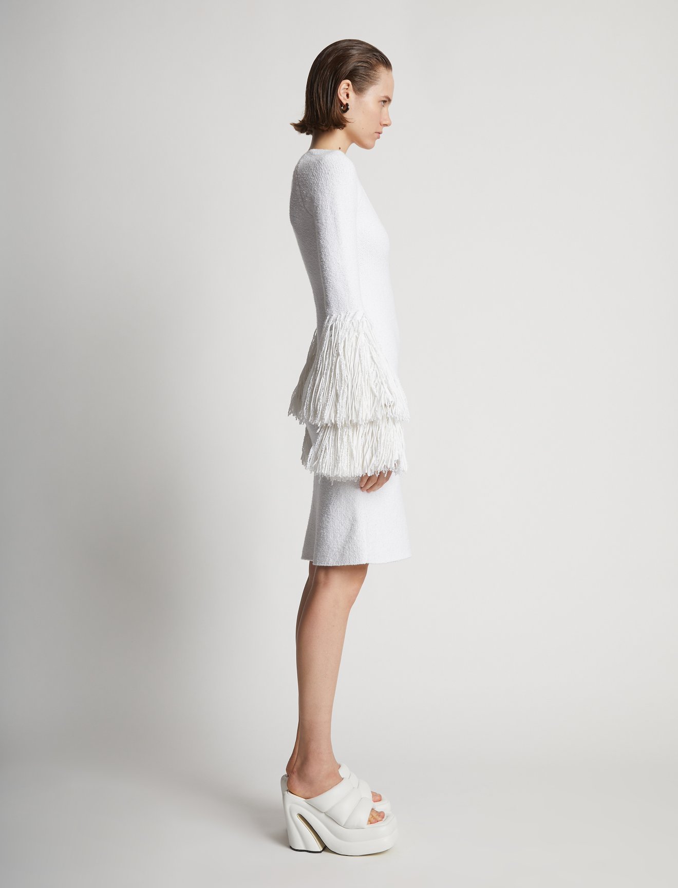 Fringe Boucle Dress #1
